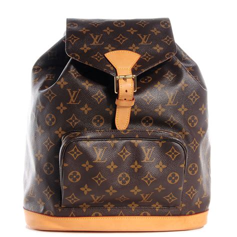 authentic louis vuitton monogram montsouris gm backpack|louis vuitton montsouris backpack pm.